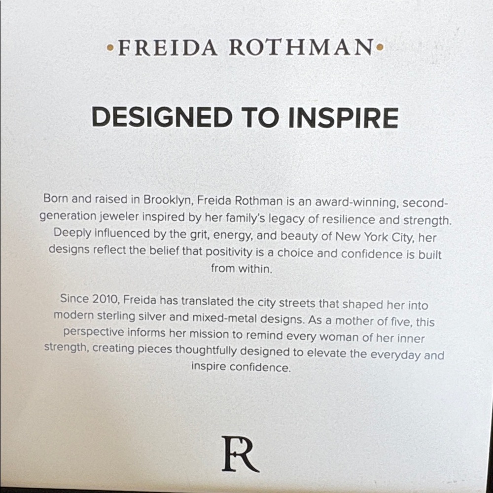 Freida Rothman Silver Stacking Ring - Picture 11 of 11